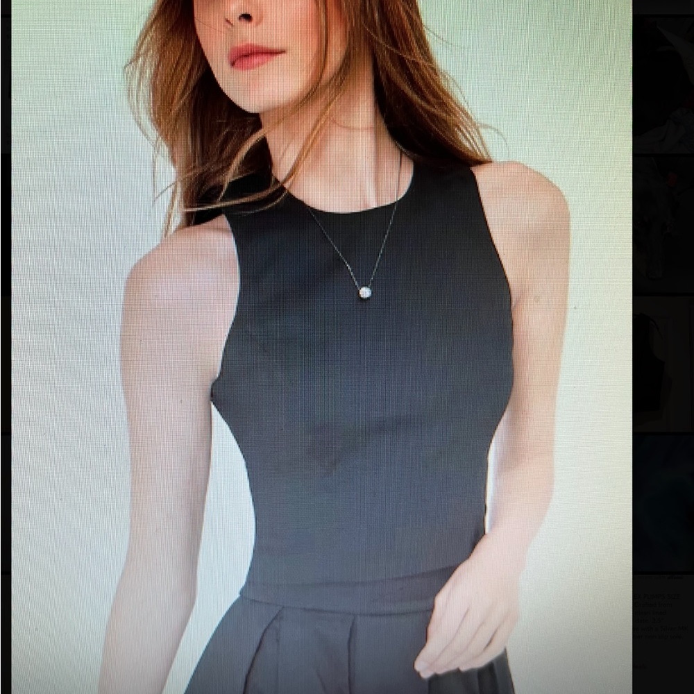 WHITE HOUSE BLACK MARKET SLEEVELESS TAFFETA BODICE TOP SIZE 12 BLACK NWT! - Picture 1 of 5